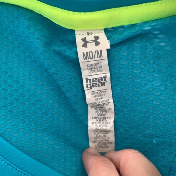 UNDER ARMOUR Womens Semi-Fitted Heat Gear workout shirt - Picture 5 of 5
